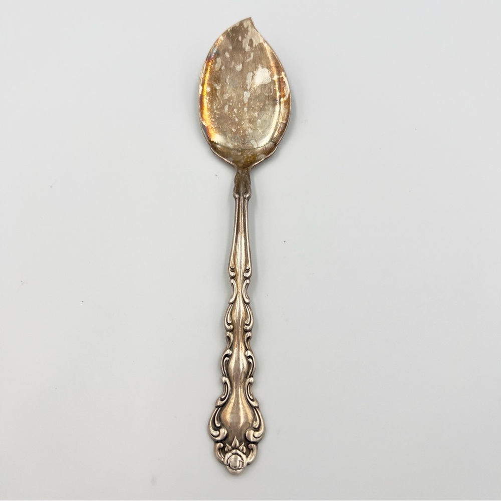 Vintage Oneida Beethoven Silverplate Jelly Jam Spoon 6.25” Flatware